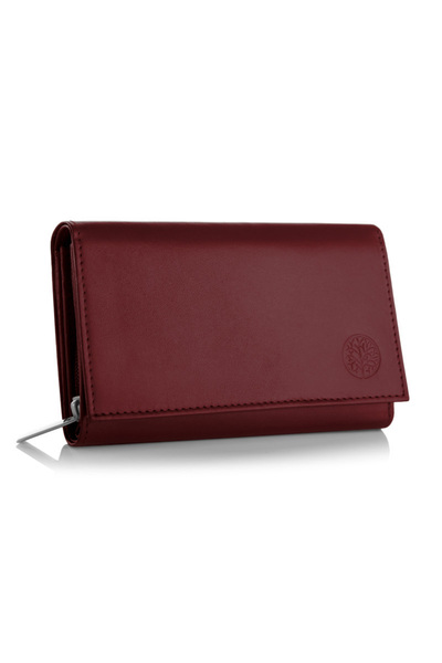 Betlewski Portofel de damă BPD-DZ-18 bordo BASIC bordo