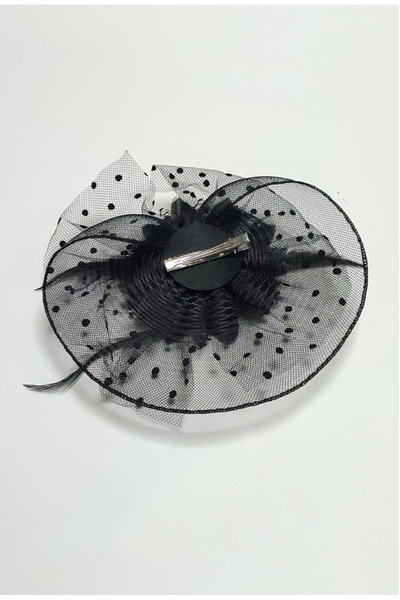 ZENCHES Κούμπωμα καπέλου με δαντέλα με φτερά λουλουδιών