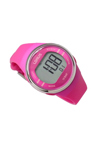 Lorus Dětské hodinky R2343NX9, růžové pouzdro s šedým ciferníkem