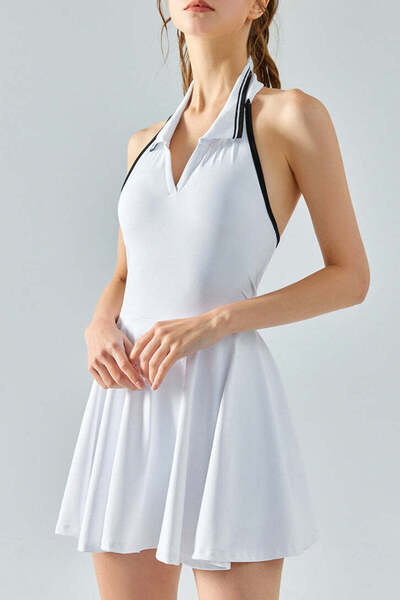SVL PERFECT POLO DRESS - WHITE