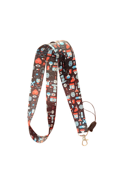 Ankara Üniforma Hastane Doktor Hemşire Boyun askı ipi ve Telefon askısı ( Kar...