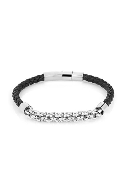 SANTA BARBARA POLO Bratara argintie, Santa Barbara Polo, pentru barbati, din ...