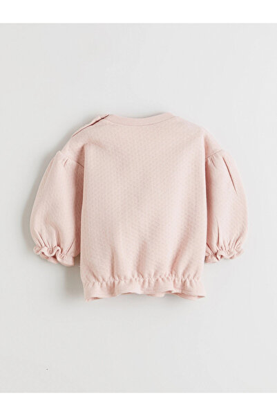 LC Waikiki Pink Printed Baby Girl Sweatshirt and Leggings 2-Pack