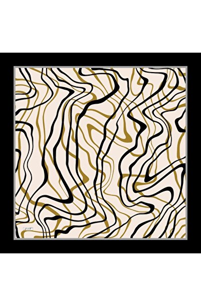 AFVENTE Μαντήλι από βαμβάκι με μοτίβο κυμάτων