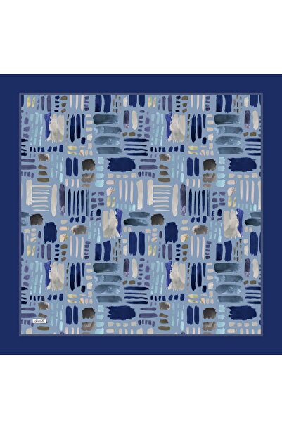 AFVENTE Μοτίβο βούρτσας Βαμβακερό κασκόλ ινδικού τύπου