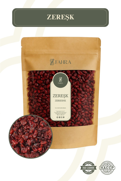 Fahra Zereşk 1000g – Katkısız Bitkisel Süper Gıda | C Vitamini Kaynağı İran Üzümü