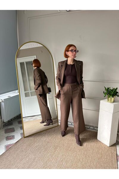 MSglame Twill Bermuda Pantolon Kahve