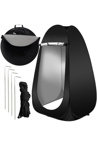 varioshop Cort multifunctional portabil, 190 x 110 x 110 cm, pentru camping, vestiar si cabina de dus,