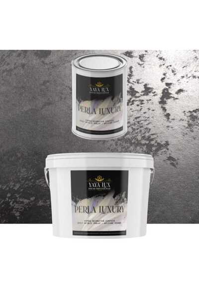YaYa Color Package 2.5 L + 1 L, Luxury Decorative Paint, Perla Luxury Black