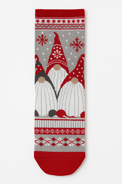 ALASEREN Коледен подарък в кутия от ацетат – цветни зимни чорапи в стилна опаковка 🎁