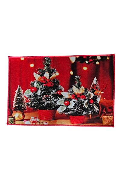 Clini Entrance doormat, Clini, Christmas design, Multicolor, 40 x 60 cm