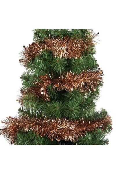 ANTBRO ® Beteală decorativă de Crăciun, bronz cu stele, 3 m x 10 cm