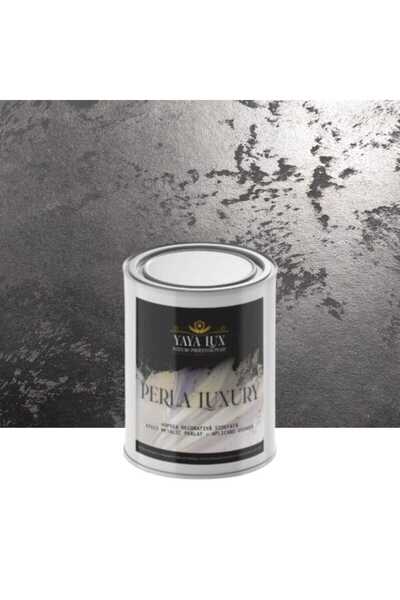 YaYa Color Luxury Decorative Paint, Perla Luxury with Pearl Flakes, Black, 1 ...