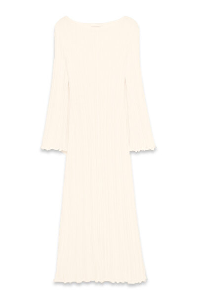 MAXXANA Corded Fabric Stylish Knitwear Dress - 135 cm (Lining Required)