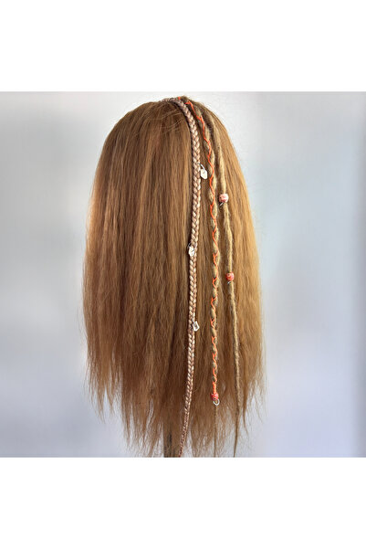 EL YAPIMI Craft Curls, Kirke 3'lü Rasta ve Afrika Örgülü Çıtçıt Toka