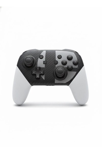 CONSOLEX SW Bluetooth Kablosuz Gri / Beyaz Pro Controller – Switch, Android, iOS, PC Uyumlu Oyun Kolu + Şarj