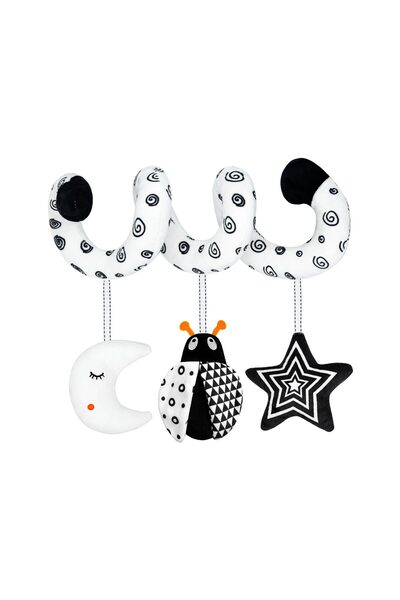 Generic Baby Spiral Hanging Stroller & Car Seat Toy - Black & White High Cont...