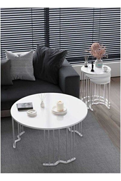 Nokta Sehpa Home YUVARLAK SET ORTA SEHPA ZİGON