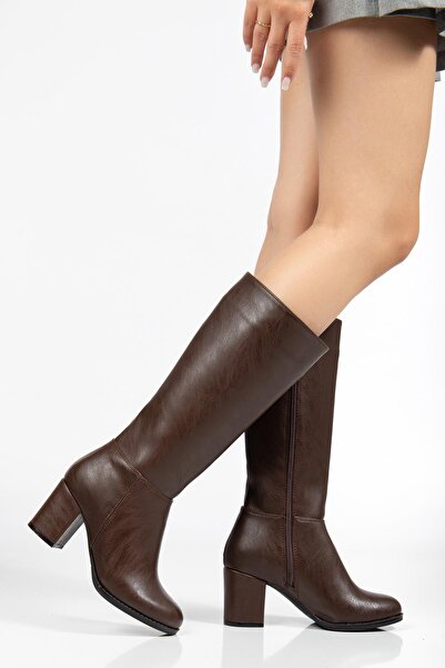 SUİNS SHOES Cizme Suins Lumin pentru femei, negru maro, cu înălțimea tocului ...