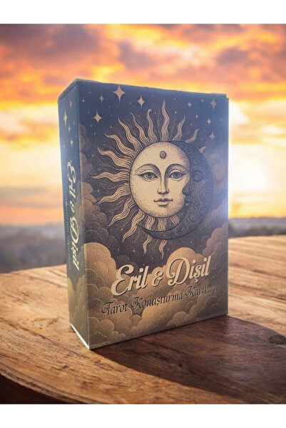 fırsatlar diyarı Eril Dişil Tarot Konuşturma Kartları - Vintage Sun and Moon
