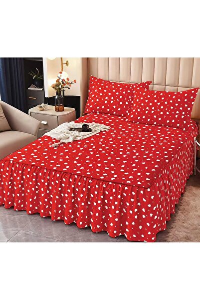 Happy Home Finet ruffled bed sheet, 160x200cm + 2 pillowcases 50x70cm