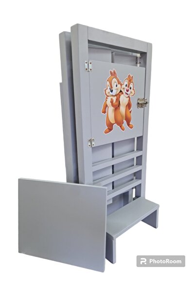 OEM Learning Tower, Foldable Learning Tower Light Grey, 2x Writing Board, Sticker