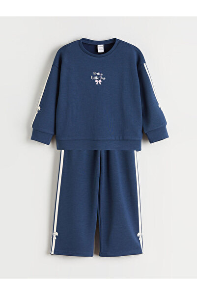 LC Waikiki Timeless Store: Timeless Recommendations | Crew Neck Girls' Sweatshirt and Sweatpants