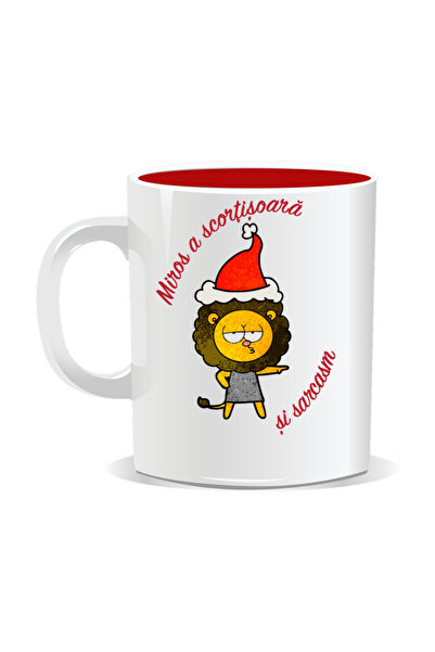 Mug Mania Personalized Christmas mug, Smell of cinnamon and sarcasm
