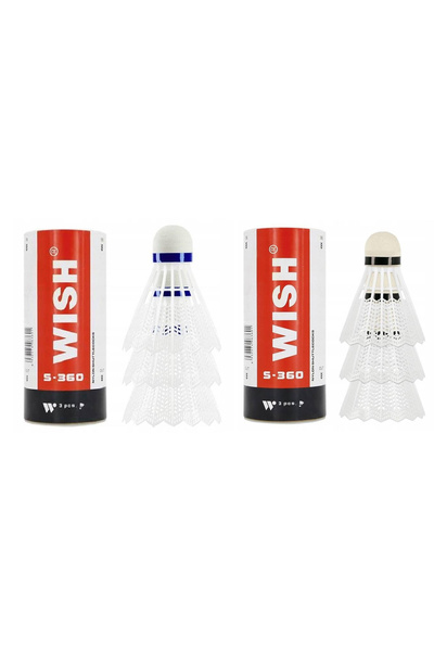 Other ȘNIȚE DE BADMINTON DIN NAILON S-360 WISH 3 BUCĂȚI