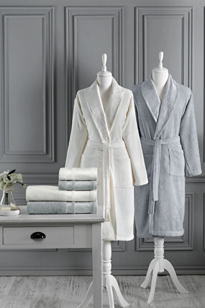 Özdilek طقم روب حمام دوري أيل 6 قطع