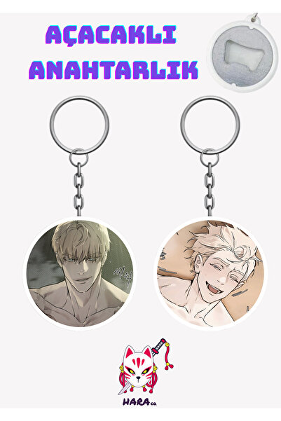 Hara Company Codename Anastasia Zhenya Anime Keychain Opener Set (2-Piece) V1