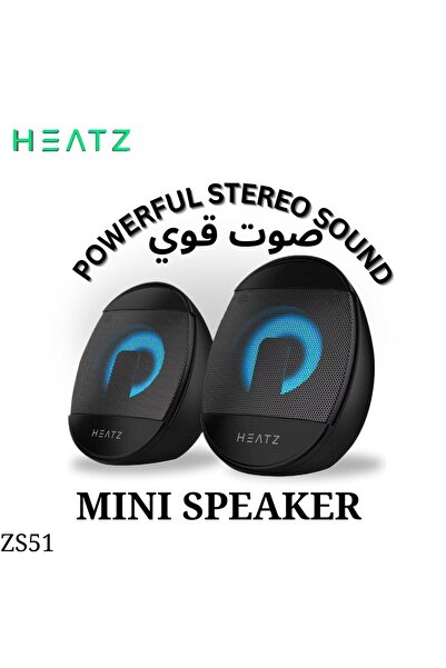 HEATZ Mini Speaker for Computer, Laptop, Mobile Phone (ZS51)
