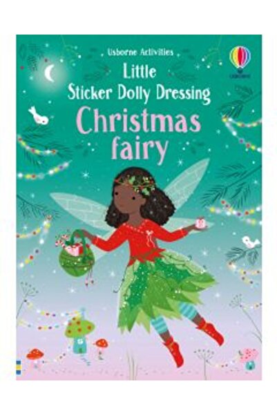 Usborne Publishing Mică autocolantă Păpușă îmbrăcată Zână de Crăciun