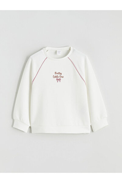 LC Waikiki Bisiklet Yaka Kız Çocuk Sweatshirt ve Eşofman Altı