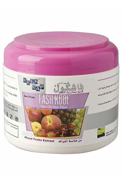 Fash Kool قناع علاج الشعر بالزيت الساخن بمستخلص الفواكه المختلطة 500 مل