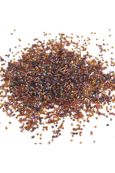 Serhat Aksesuar ve El İşçilik خرز مقطوع بني جانجان 2×1.5 مم (100 جرام 4000 قطعة)