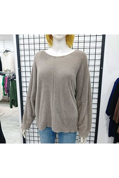 Butik Şans Buy Lastik Model Detailed Bearded Italian Knitwear Sweater