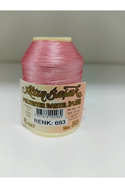 Altınbaşak خيط بوليستر وأسلاك دانتيل 20 جرام رقم: 50 6 طبقات