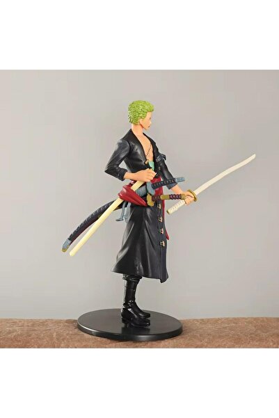 e-life shop One Piece Roronoa Zoro Anime Character Figure Toy Collectible Decorative Figurine 15cm. Gift Set