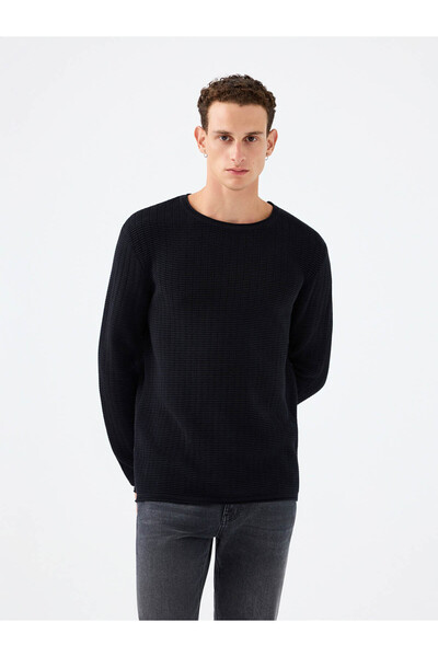 Loft Regular Fit Black Men's Sweater Lf2040999