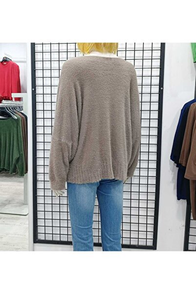 Butik Şans Buy Lastik Model Detailed Bearded Italian Knitwear Sweater