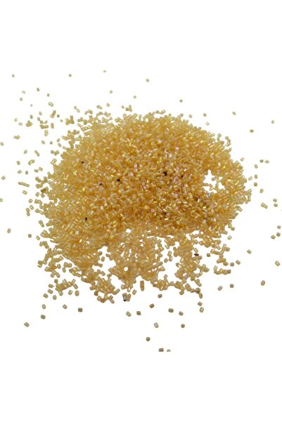 Serhat Aksesuar ve El İşçilik خرز مقطوع بلون العسل الأصفر 2×1.5 مم (100 جرام ...