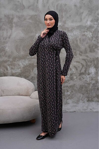 SALAT HEDİYELİK Yandan bağlamalı namaz elbisesi özel kumaş.