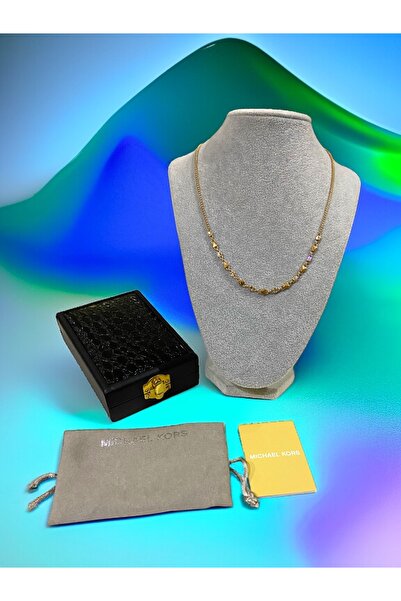 MICHEAL KORS سلسال وشوكر راقي أصلي 100% من مايكل كورس بمقاس 50 سم يُمكن تعديله عن طريق السحب بجوار القفل