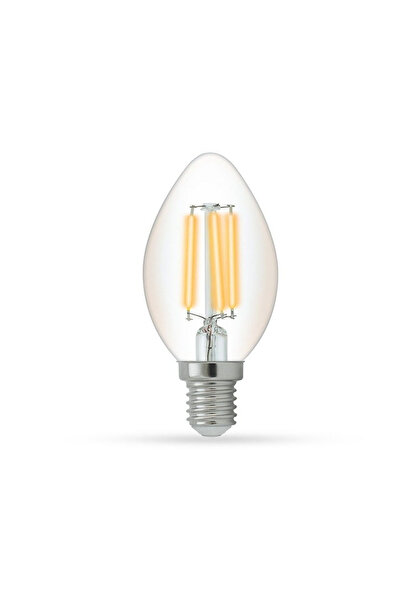 Majestic 5-watt white chandelier bulb, giving a beautiful glow to all rooms with bright colors