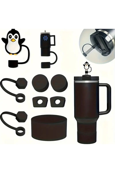 FESECRAFT Quencher Thermos Accessory Stopper Insole Black Leak-Proof Accessor...