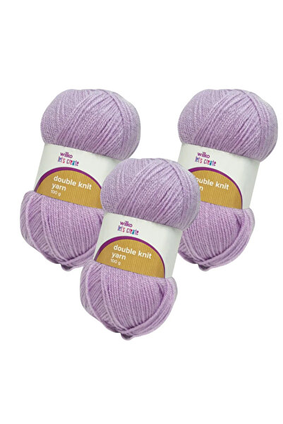 wilko Set 3 Fire textile, flek, 3x100g, Mov-lila