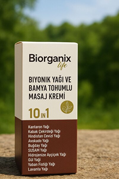 İlkim Biorganix Life Kuyruk Yağlı Bamya Tohumlu Masaj Kremi 100 ML