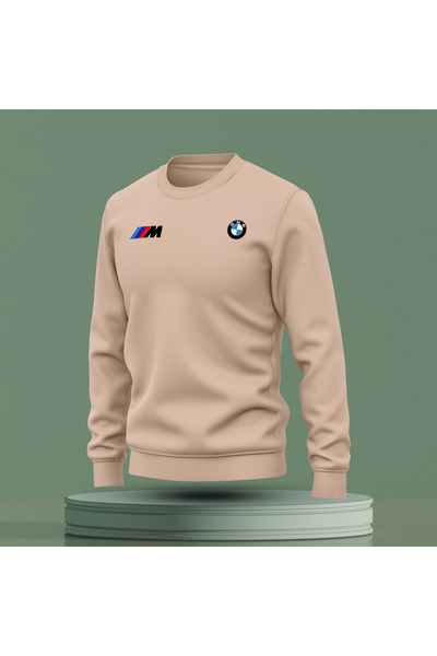 Bulvar Lee Crew Neck Bmw Printed Men's Sweatshirt / Car
