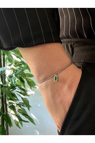 Arvens Silver Erkek Zincir Bileklik Paslanmaz Çelik Renk Atmaz Unısex Kararma...